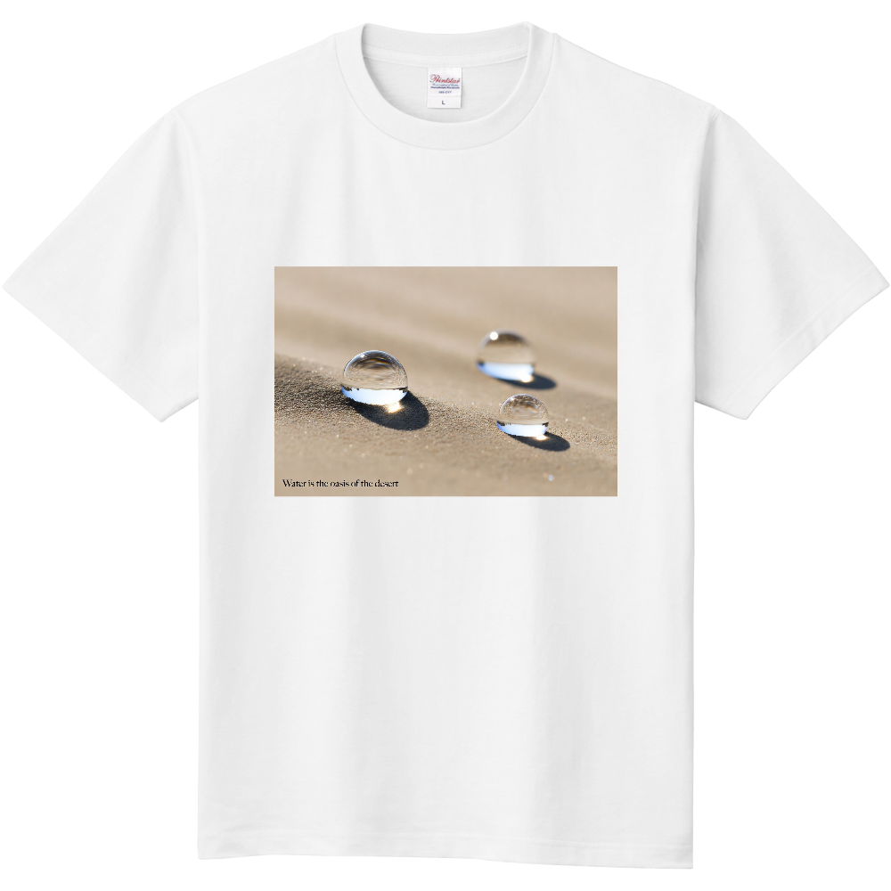 砂漠に水　オアシス　Tシャツ