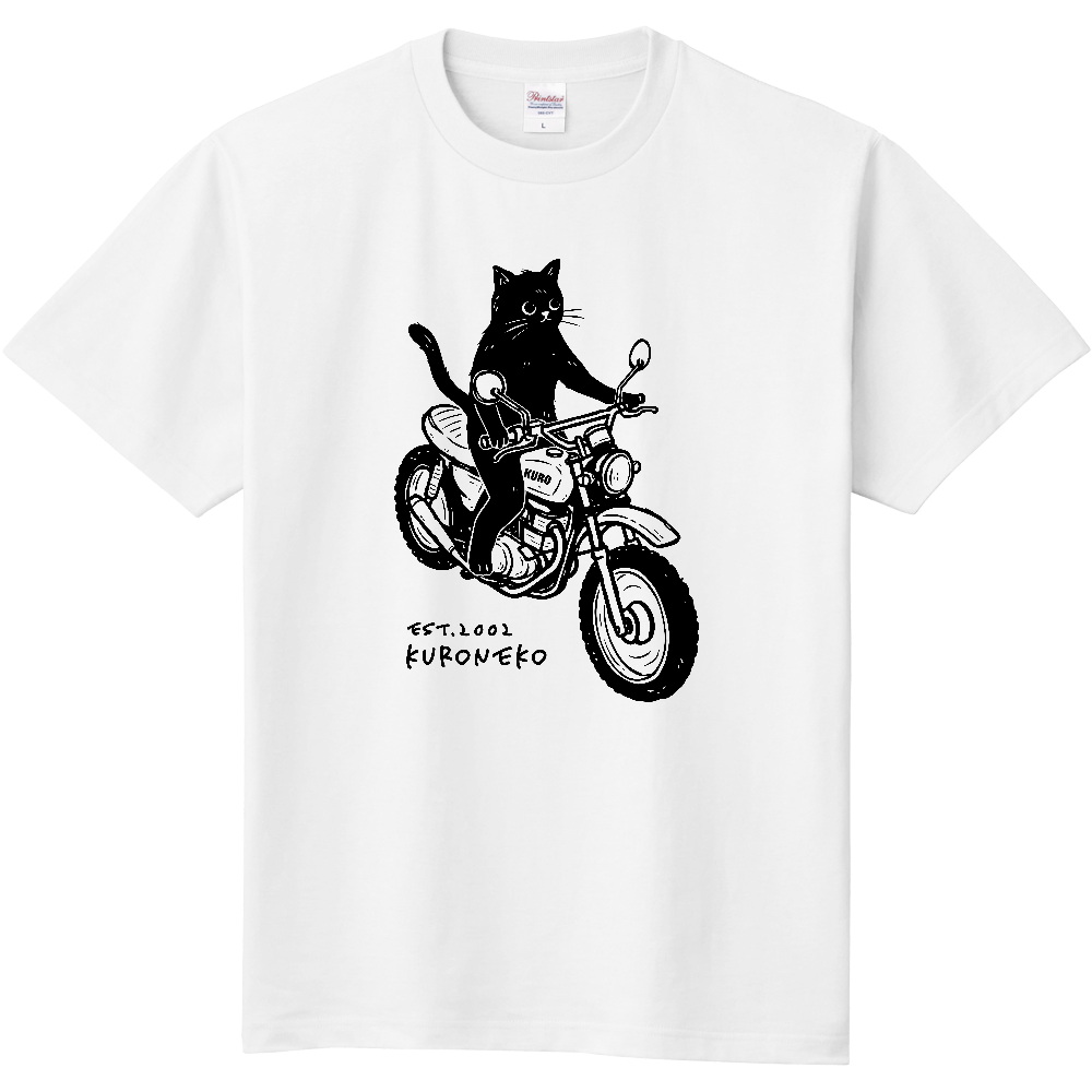 黒猫くん バイク type01 BK