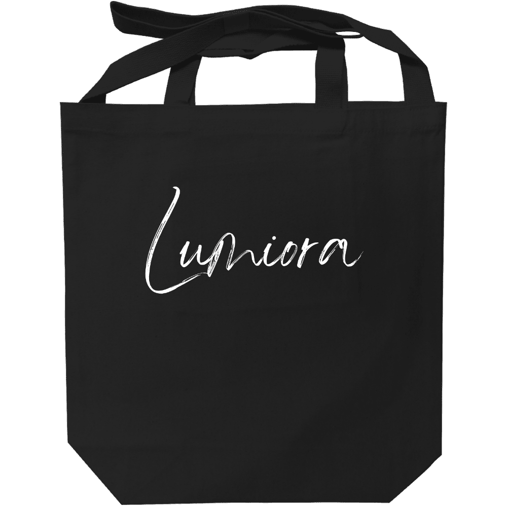 LUMIORA【トートバッグ　白ロゴ】2wayタイプ