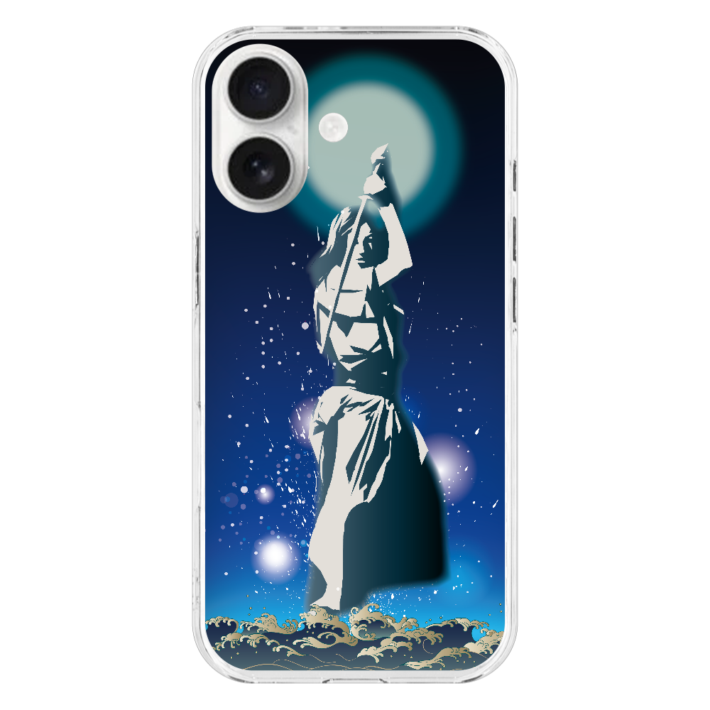 Z002　ジャパン『サムライ』 iPhone17 (透明)(ハードケース)｜PLATA