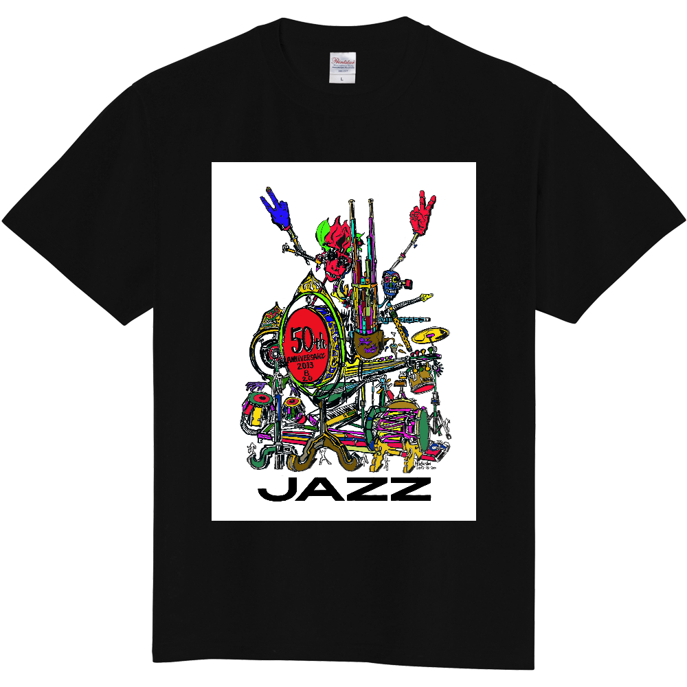 ジャズTシャツ　インドと雅楽