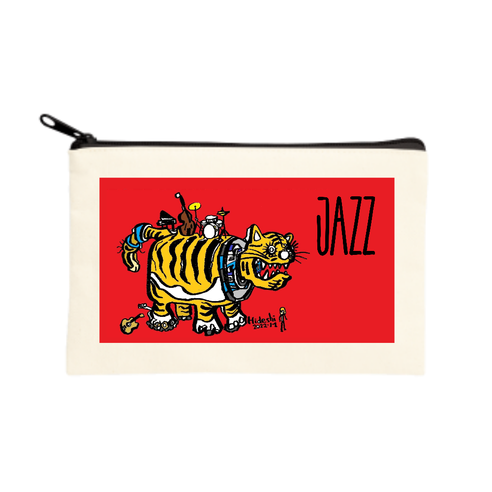 Tiger Jazz　フラットポーチ