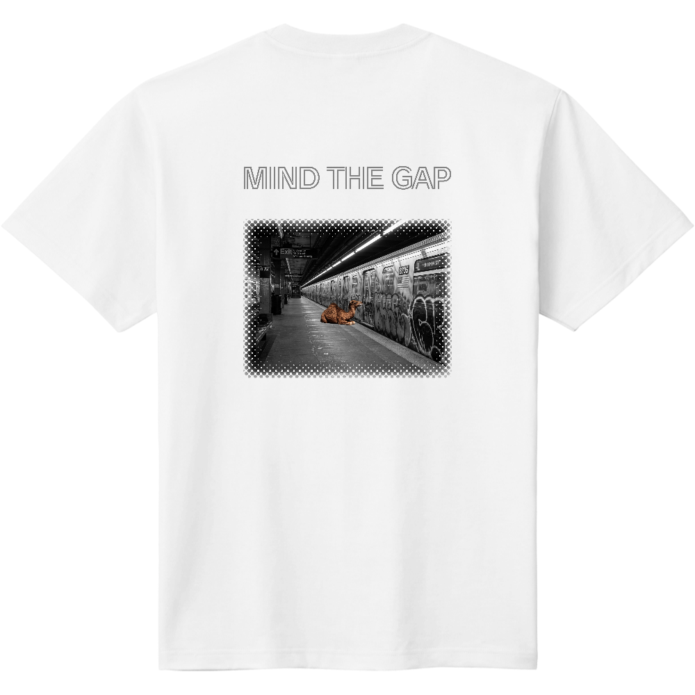 地下鉄 Tシャツ＜背面＞