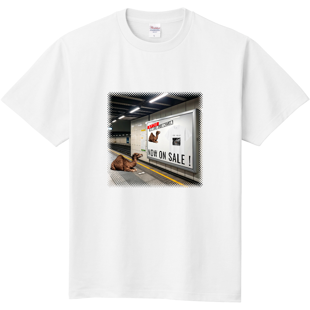  地下鉄広告 Tシャツ＜前面＞
