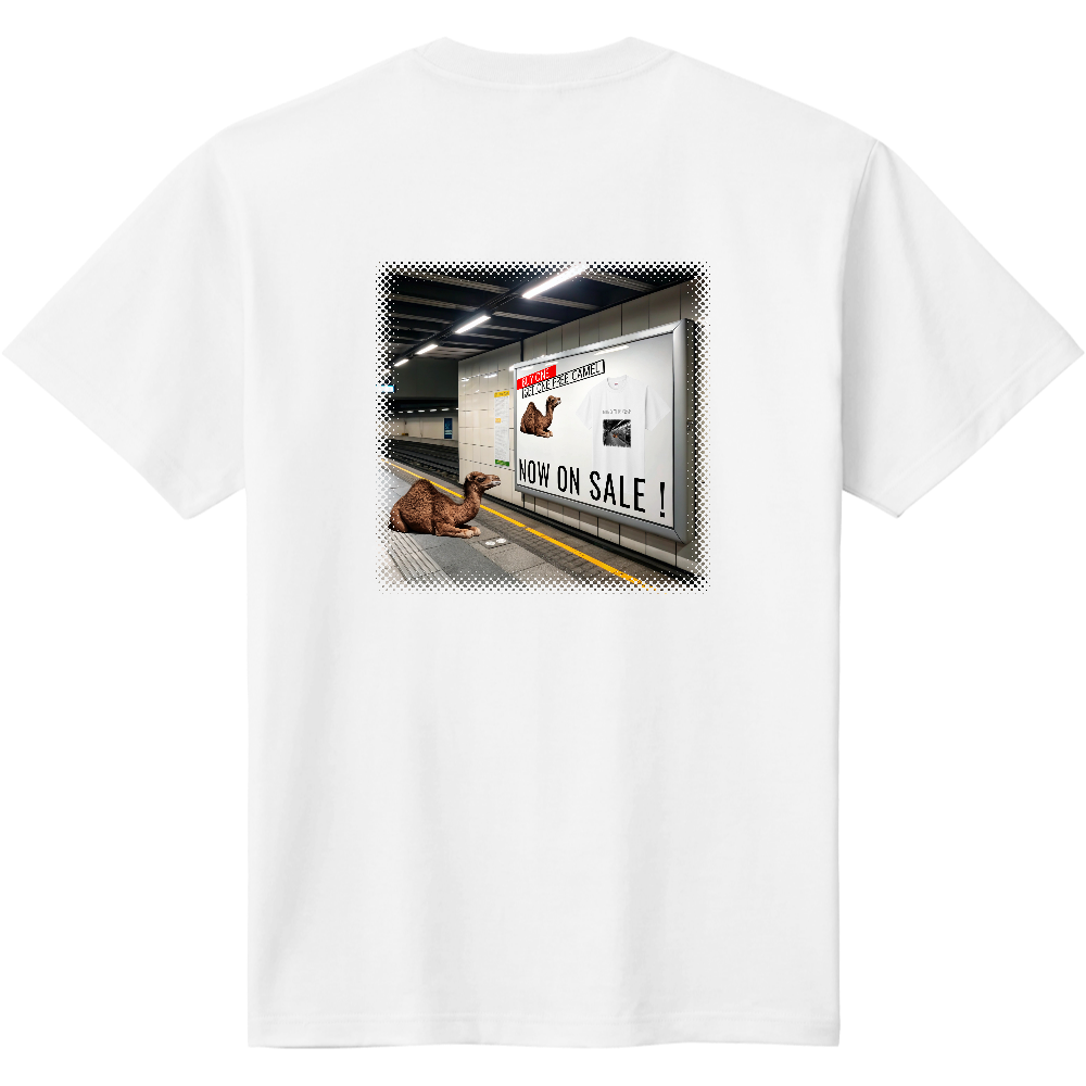 地下鉄広告 Tシャツ＜背面＞