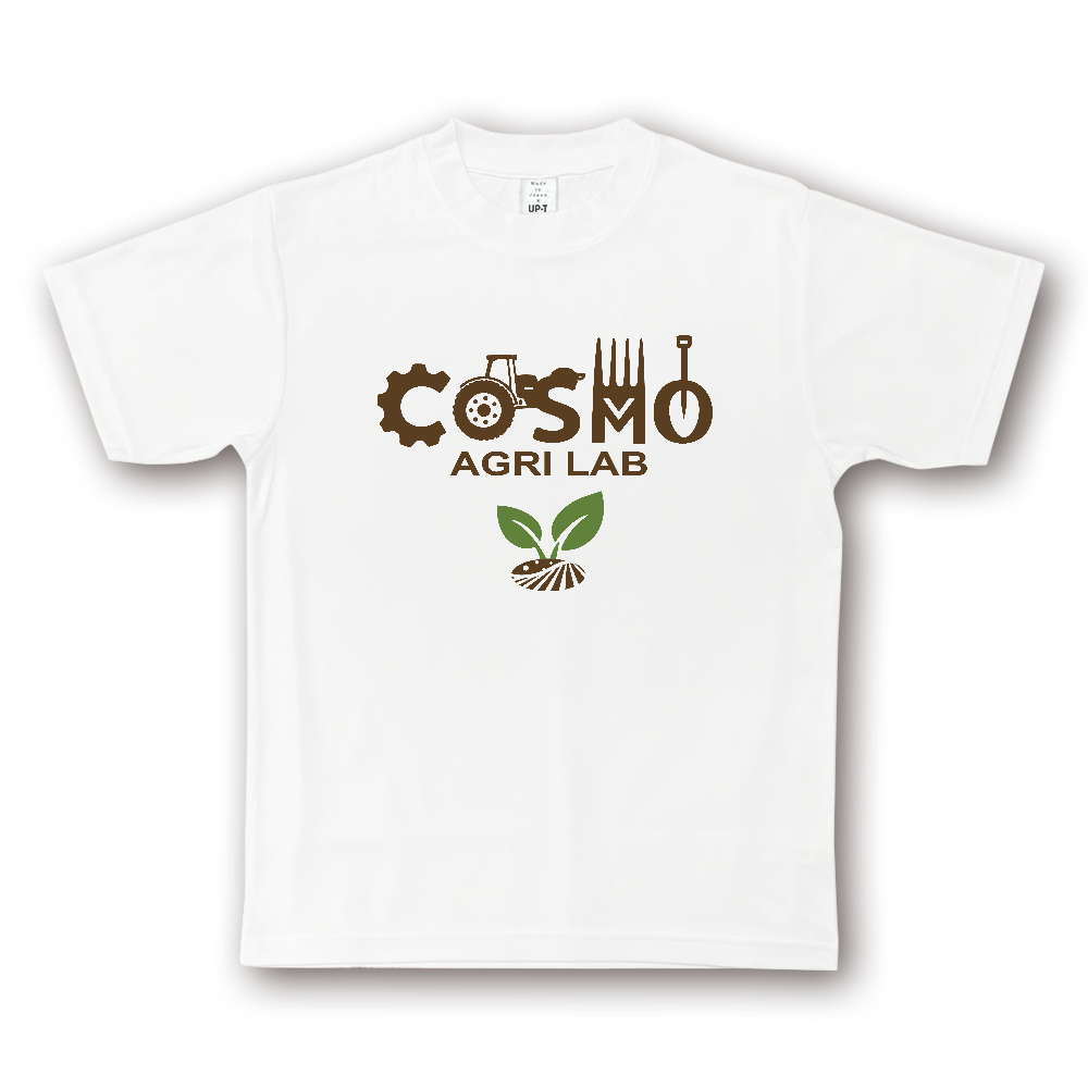 CosmoAgriLab応援TシャツA 白
