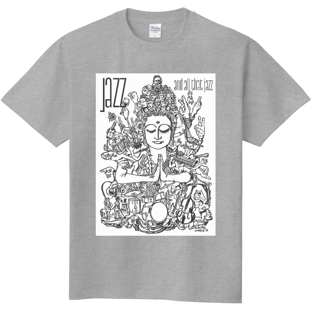 ジャズ観音　Tシャツ