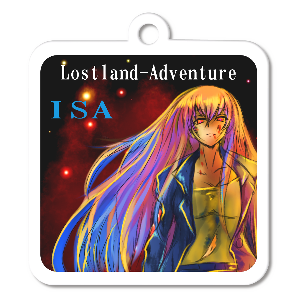 Lostland-Adventure アクリルキーホルダー イサ 滅びの時Ver