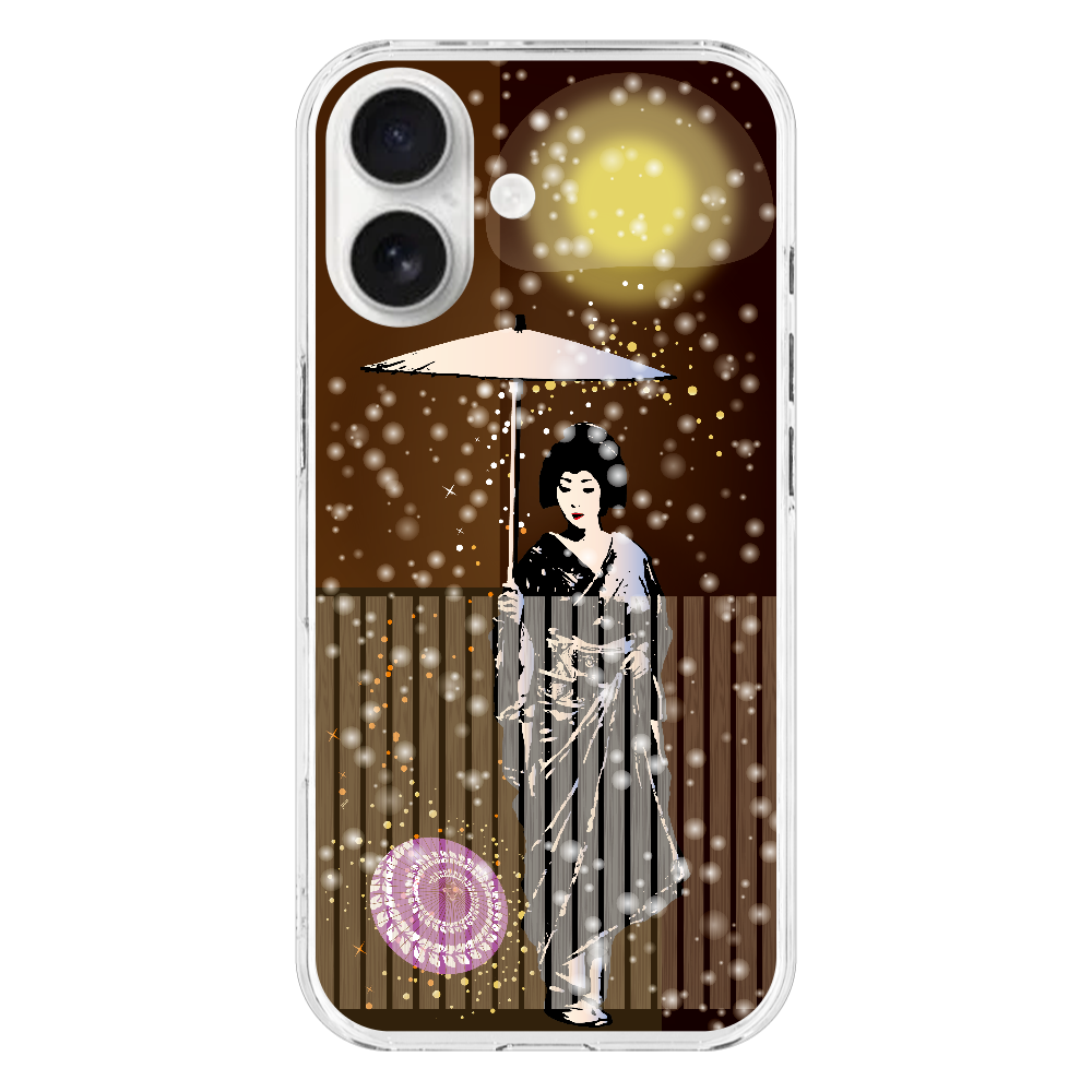 Z036　ジャパン『姉さん』 iPhone17 (透明)(ハードケース)｜PLATA