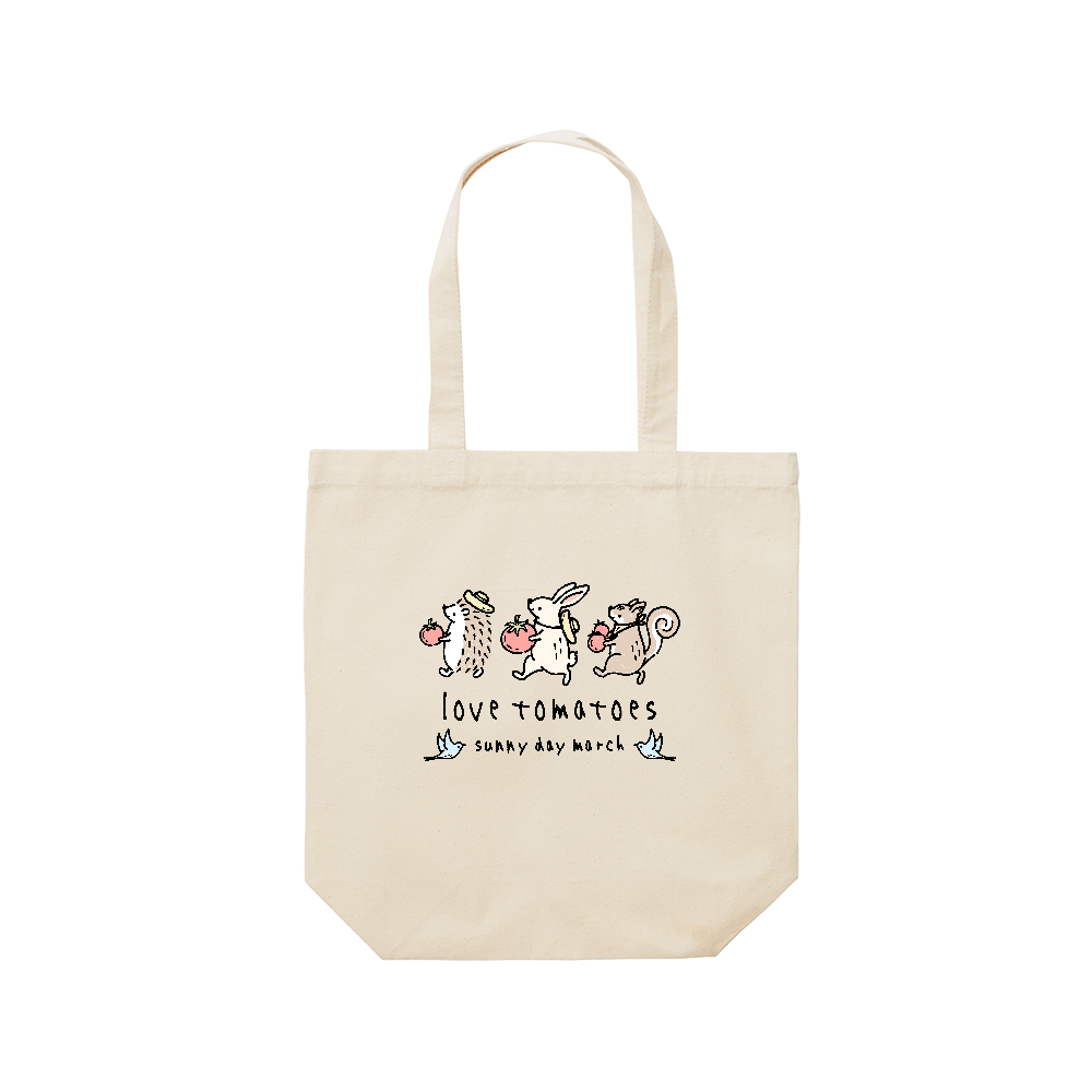 トマトの収穫（ハリネズミ・ウサギ・リス）