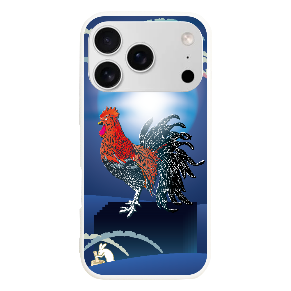 Z039　ジャパン『軍鶏17p』 iPhone17pro (透明)(ハードケース)｜PLATA