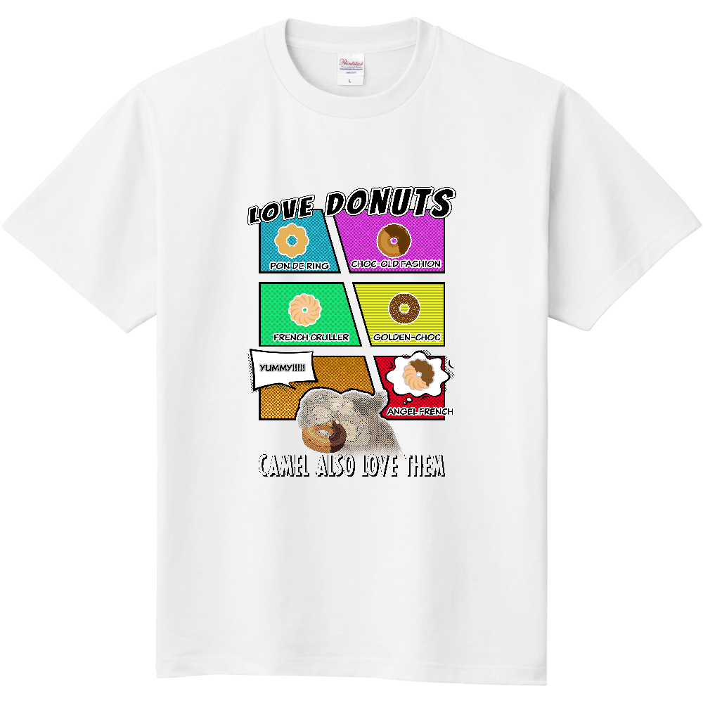 ドーナツTシャツ<前面>