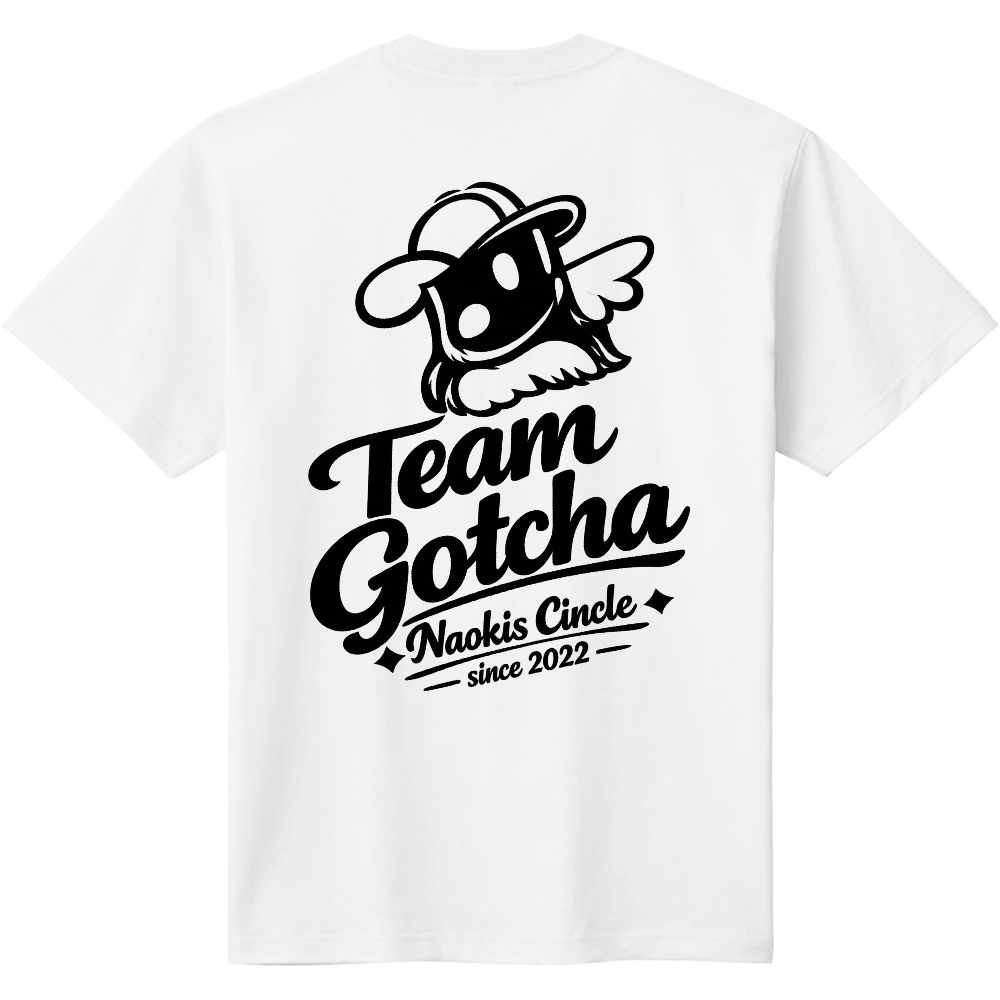 Naoki's circleオリジナルTシャツbla（背面）