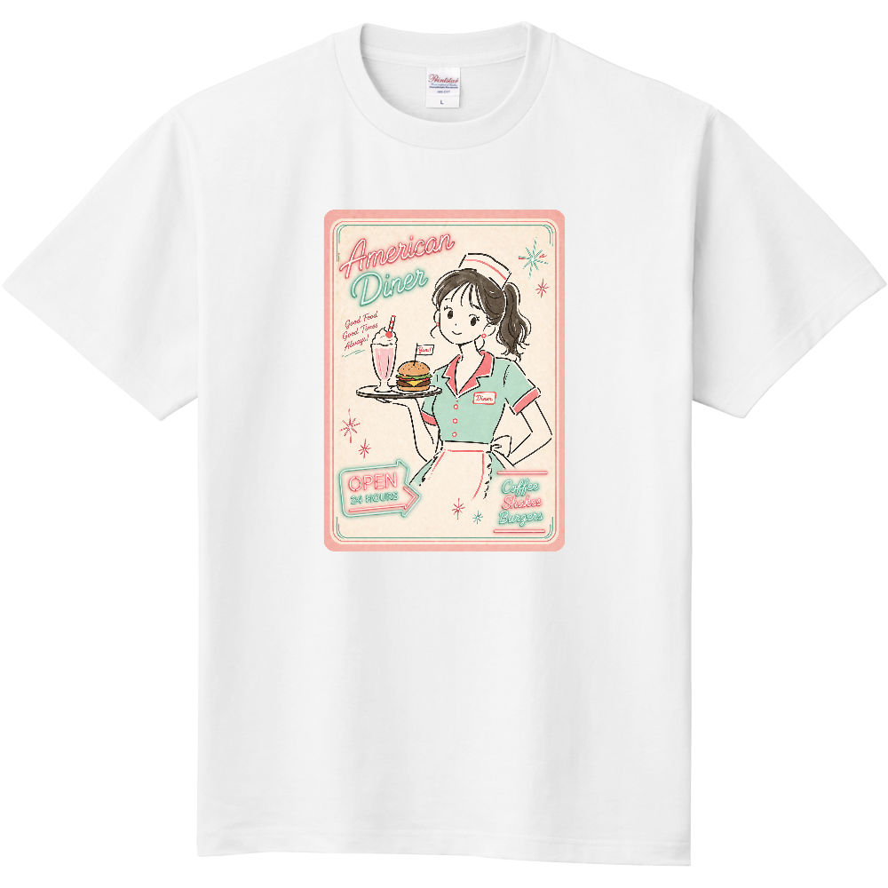 Neon Diner Girl