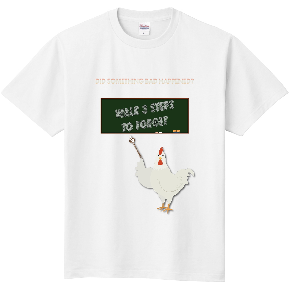  にわとりＴシャツ＜前面＞