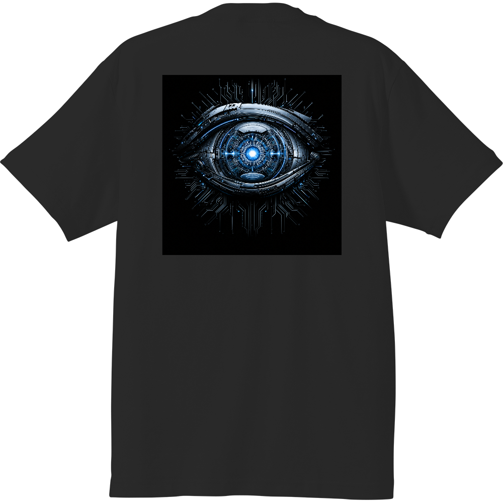 サイバーパンク γ_Cyberpunk γ-黒Tシャツ(背面のみ)