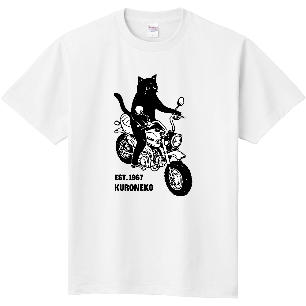 黒猫くん バイク type03 BK