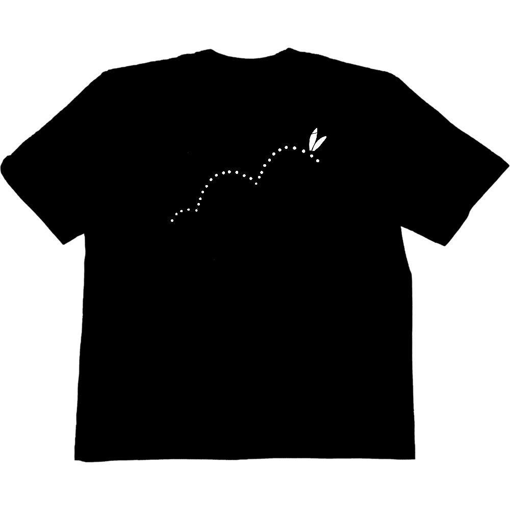 RAINBOW LINE TEE／MONOCHROME