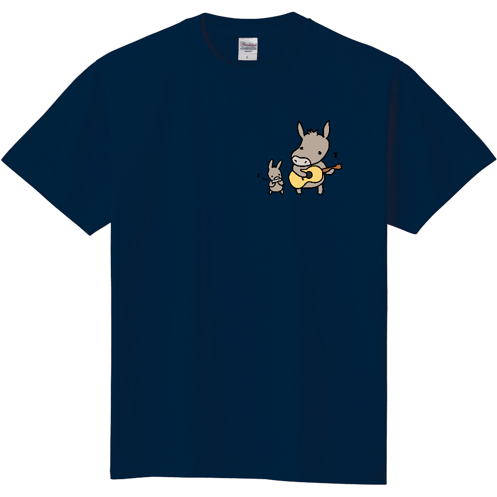 おんがくたい/ろばTシャツ_カラー(選択可)