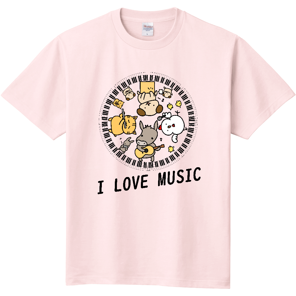 おんがくたいTシャツ_カラー(選択可)