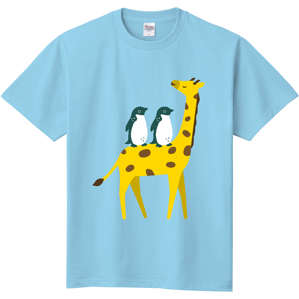 キリンくんとお散歩するアデリーペンギンくん