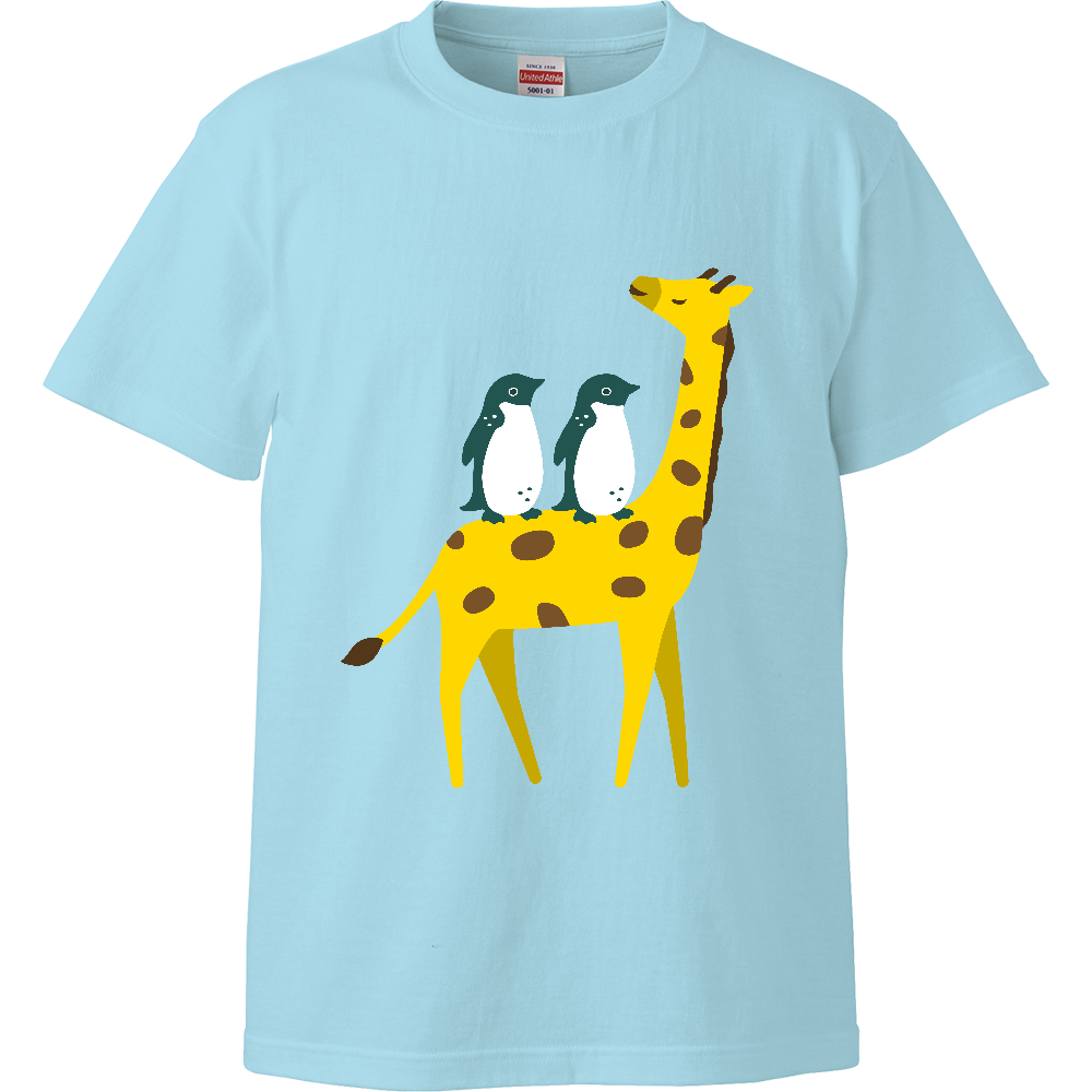 キリンくんとお散歩するアデリーペンギンくん