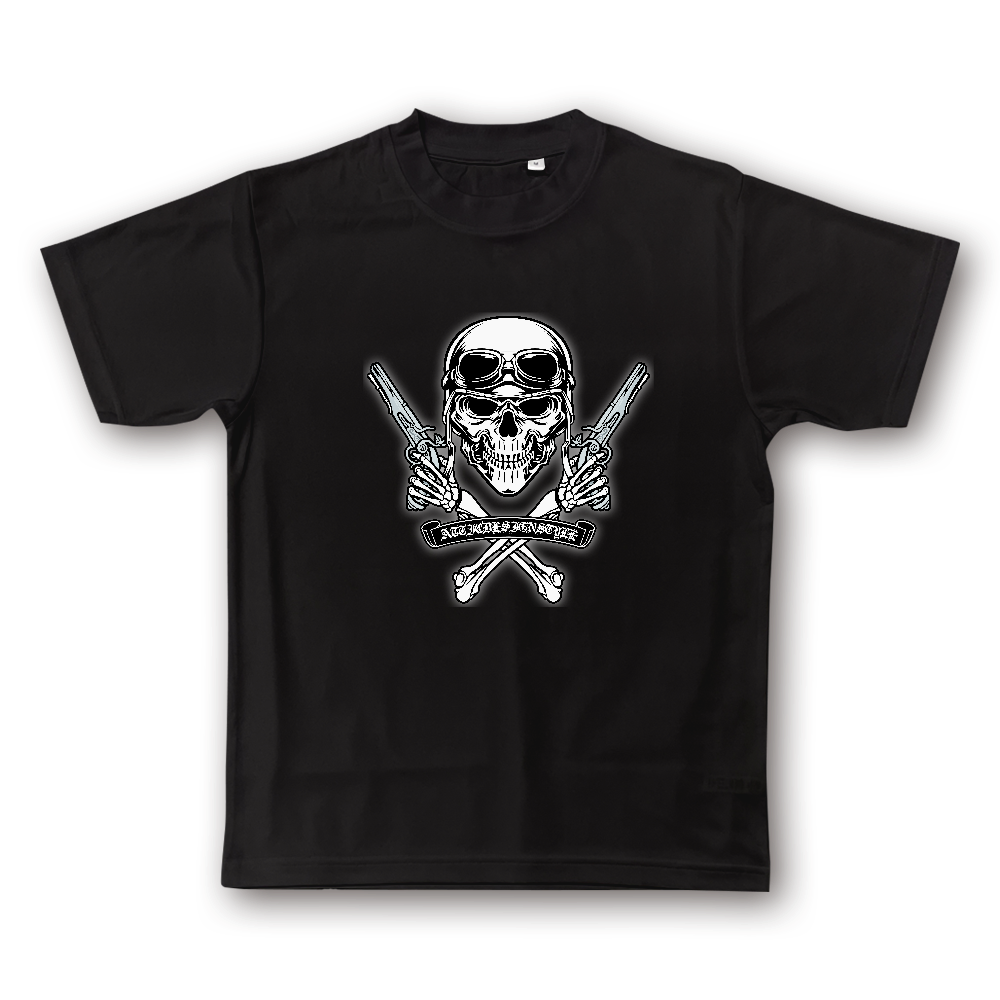 ドライT ジェットヘルメットゴーグルスカル・ピストル（Jet helmet ＆ goggles skull and Pistol）