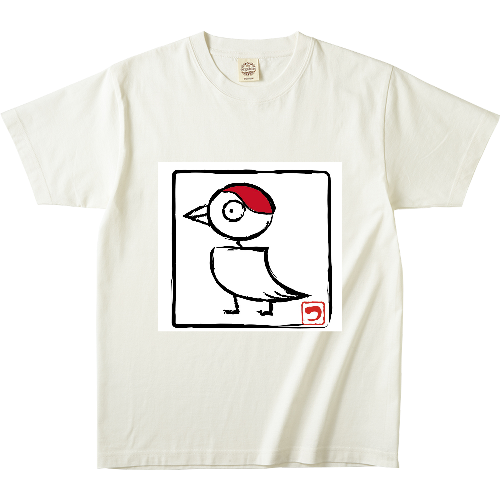 オーガニックコットン鶴T①