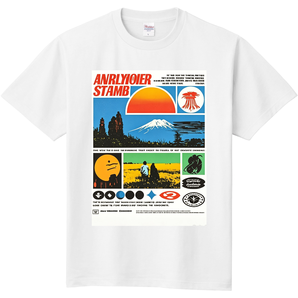 Retro Modern Collage Tee