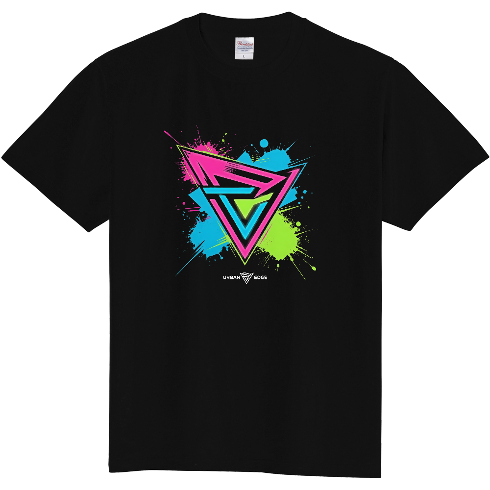 「NEON SPLASH - Urban Edge Graphic Tee」