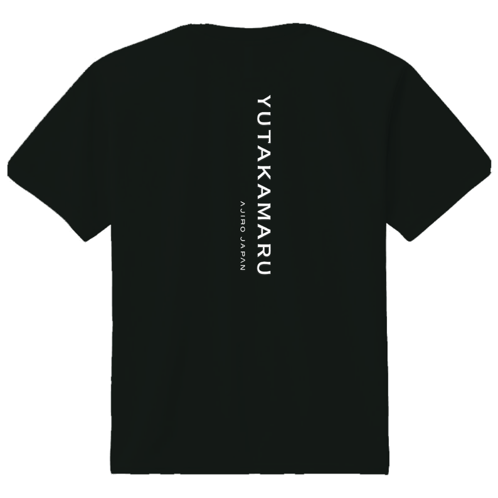 縦ロゴDRY TEE / BLACK