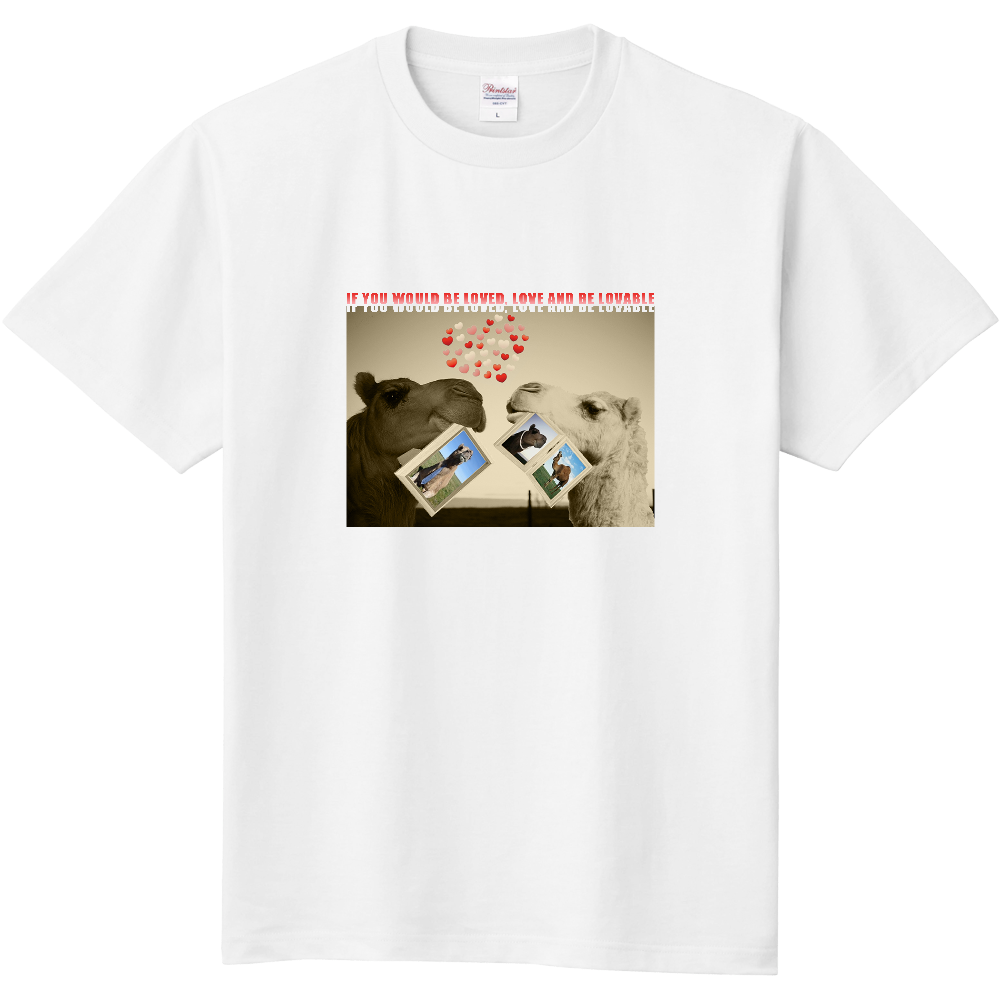 恋人Ｔシャツ（ラクダ）＜前面＞
