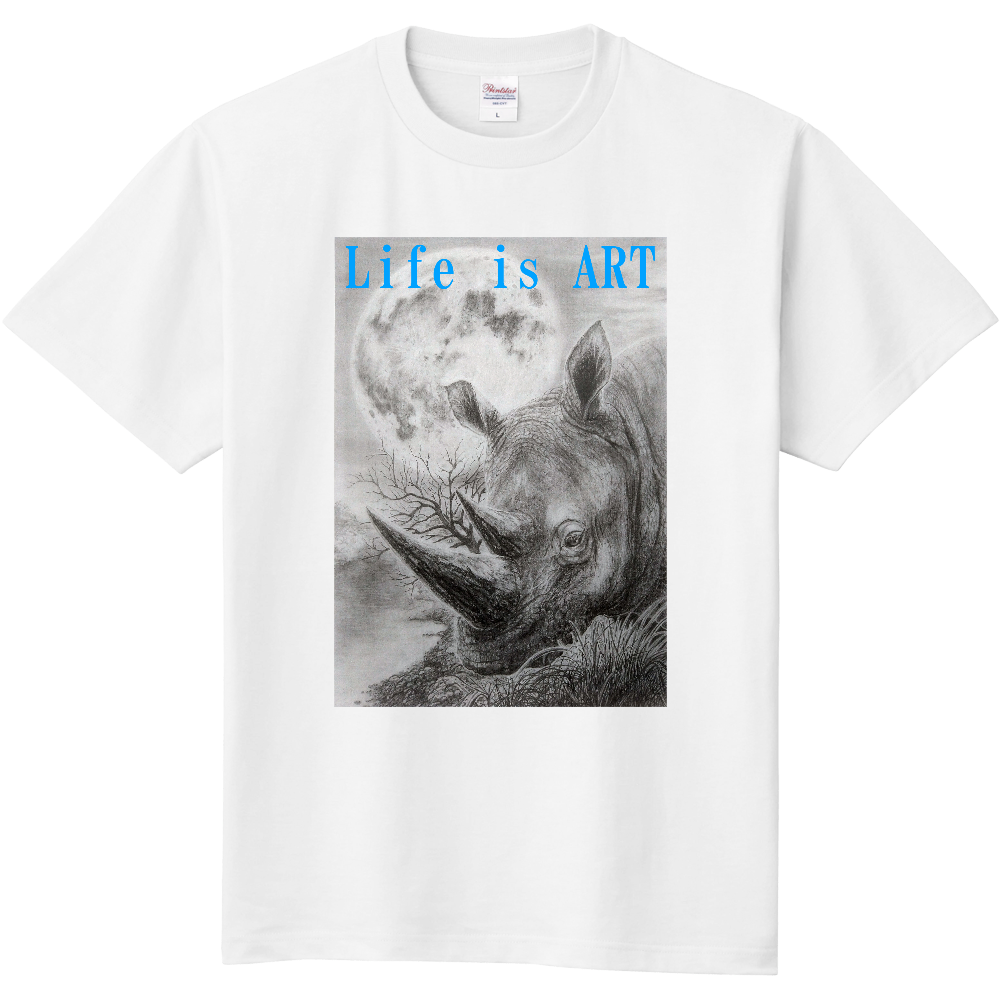 Life is ART 白黒