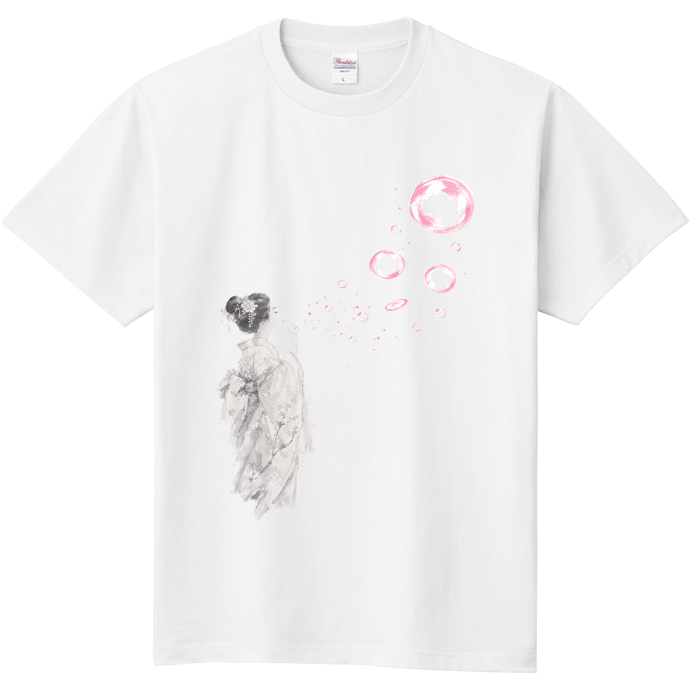 Soap Bubble-白Tシャツ(正面のみ)