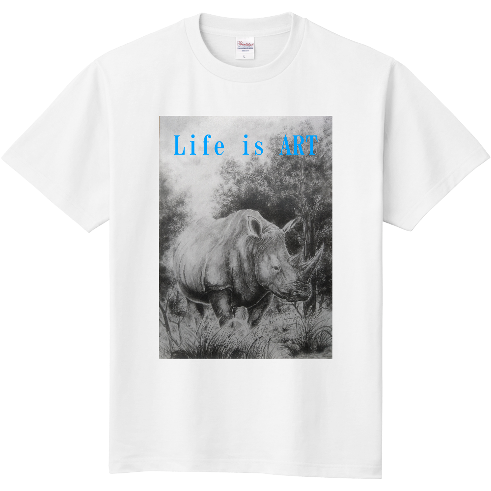 Life is ART 白黒