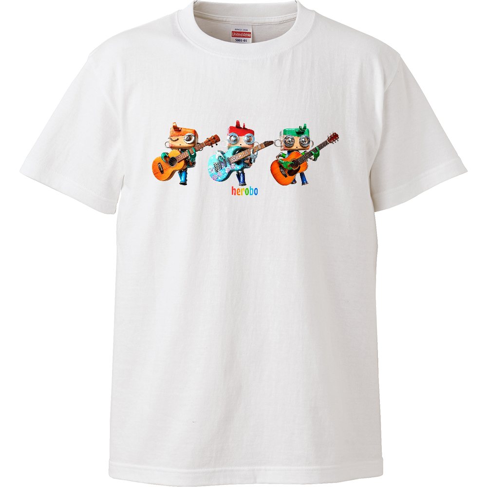 ヒーロボハイクオリティTシャツ　ミュージック
