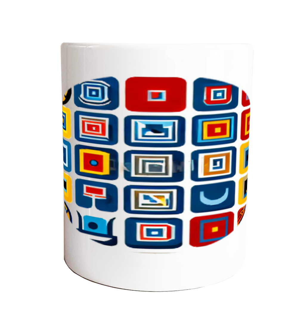 ヒエログリフ風マグカップ1