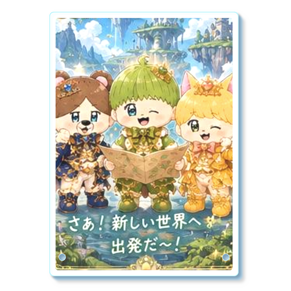 全員集合A 二周年イラストアクリルPOP