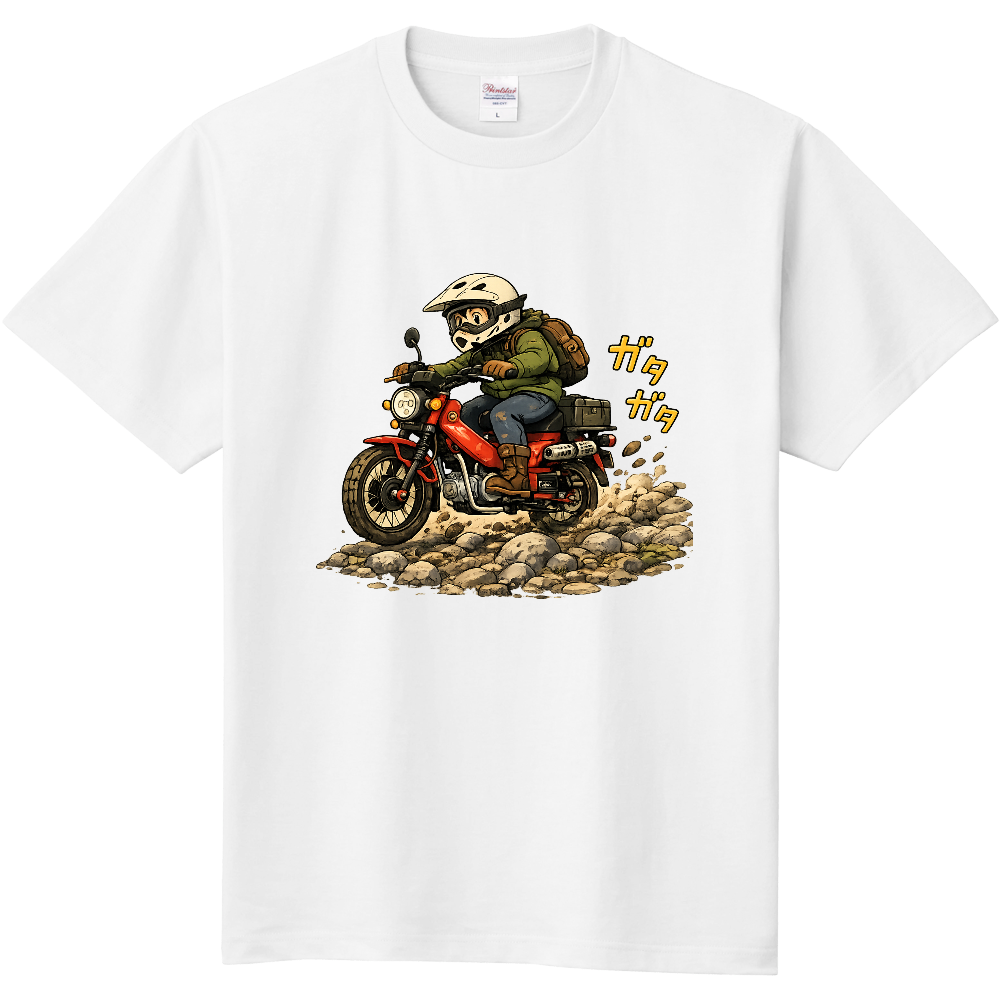 バイク　林道Tシャツ