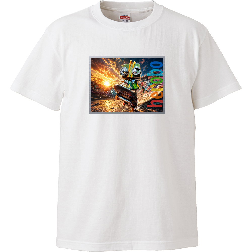 ヒーロボハイクオリティTシャツ スケボー舞台
