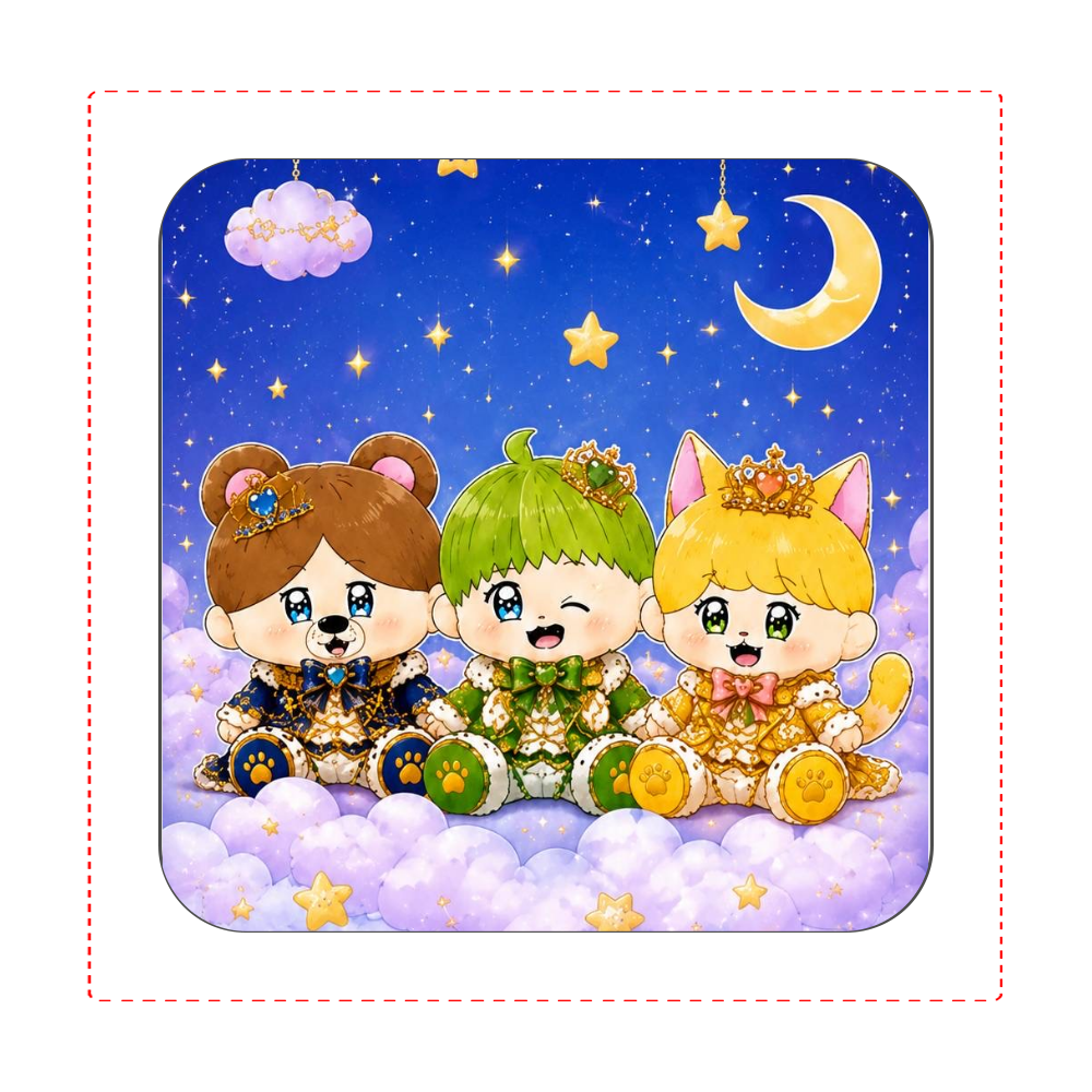 全員集合A 二周年イラストハンカチ