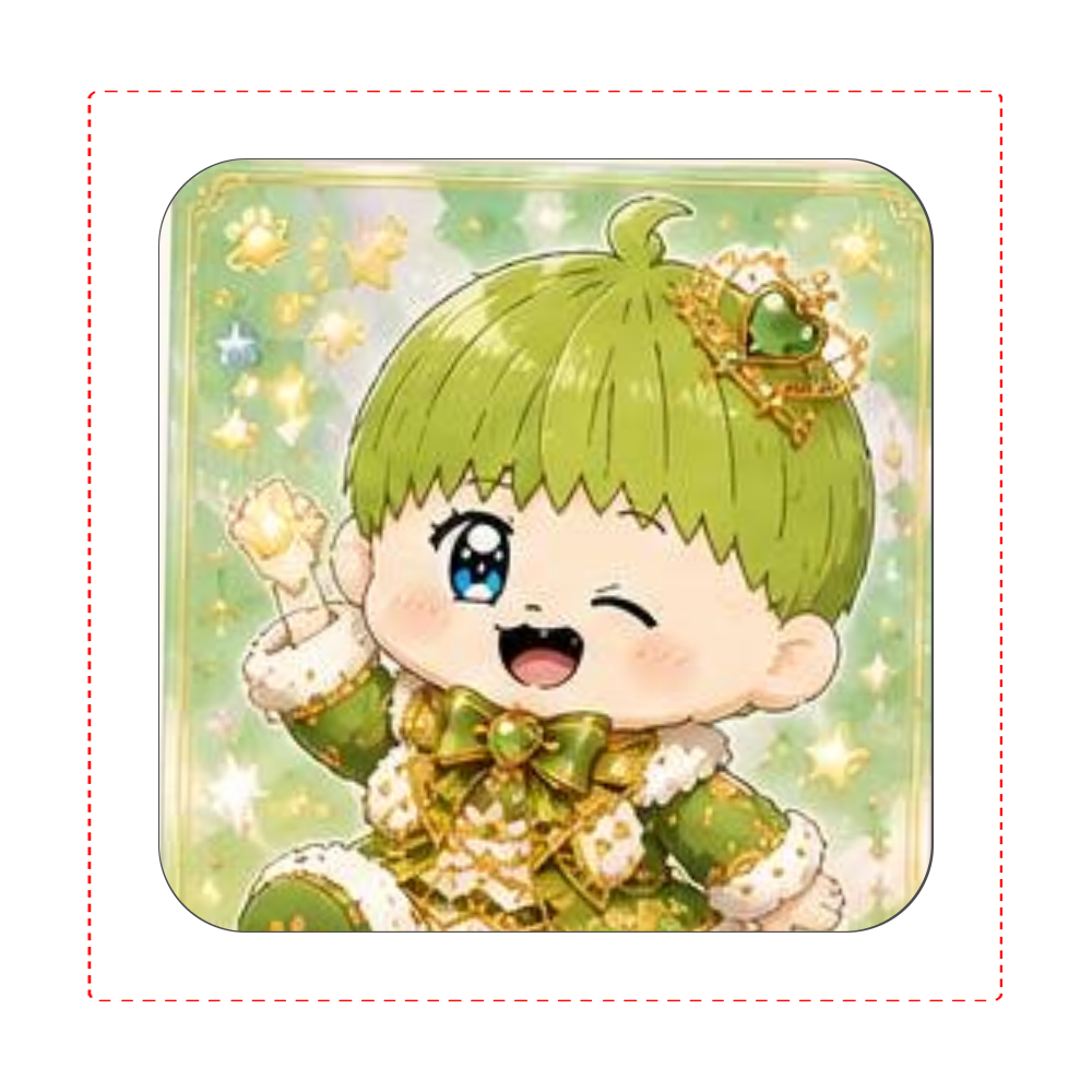 りーたvar　二周年イラストハンカチ
