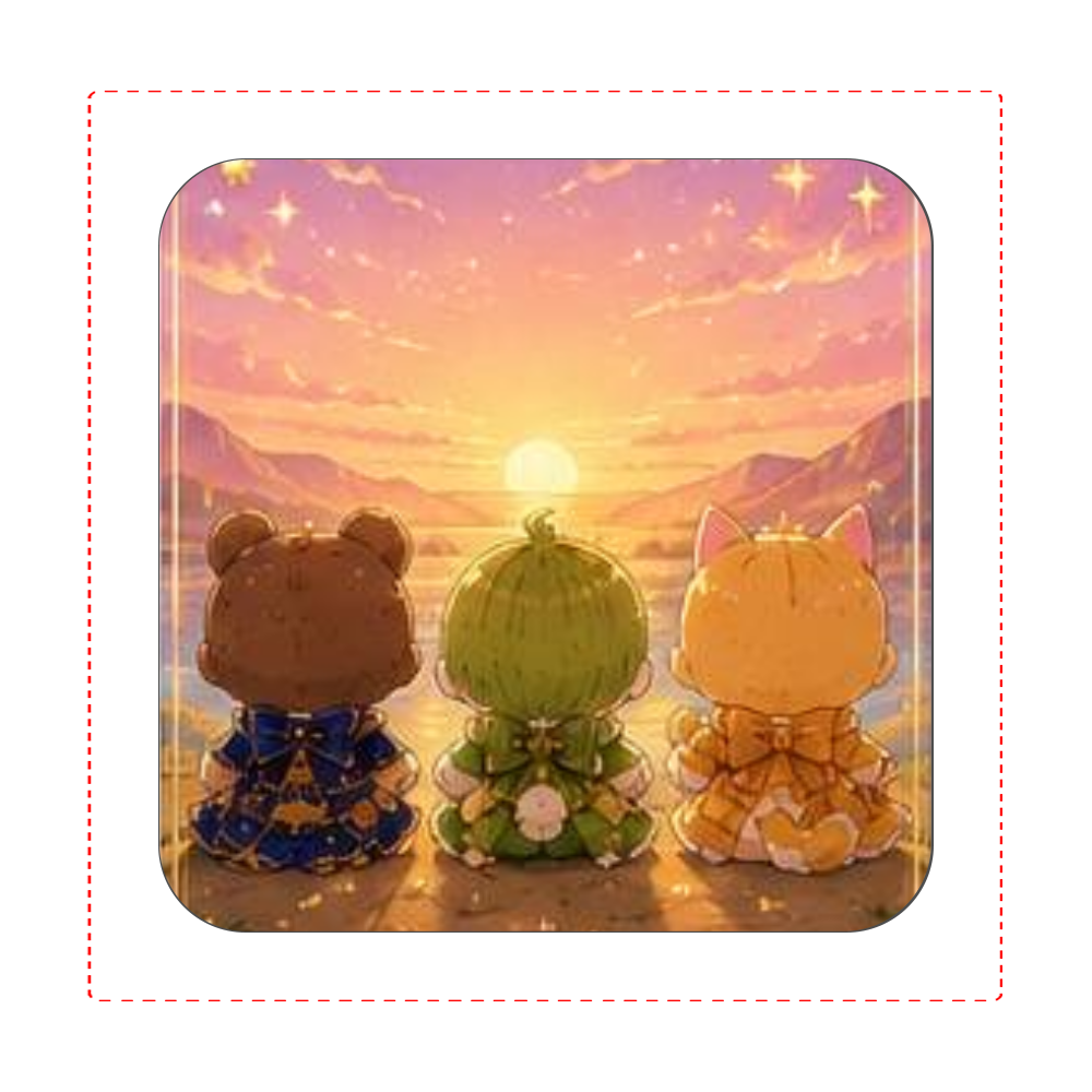 全員集合C var  二周年イラストハンカチ