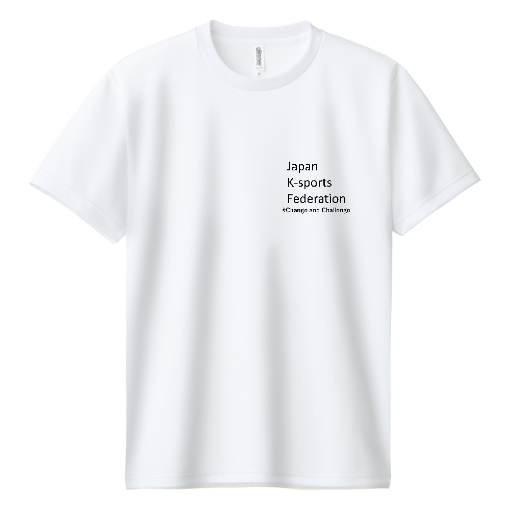 ドライＴシャツ　黒字