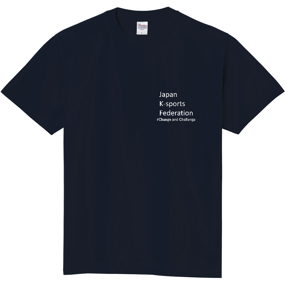ドライＴシャツ　白字