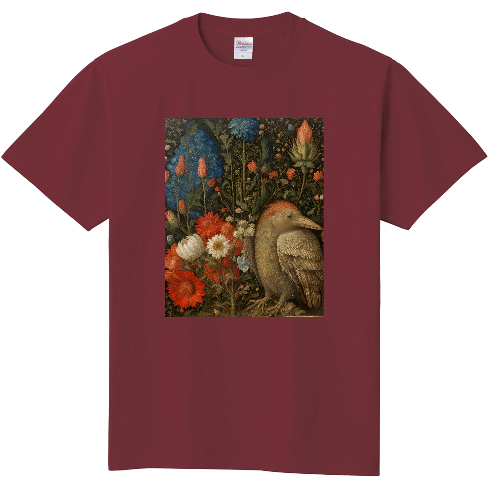 KiramoffファンタジーTシャツ【神獣と花】