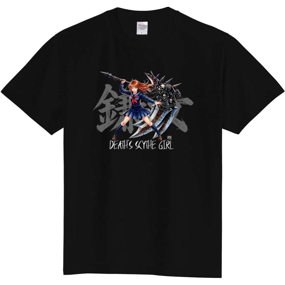 Death's Scythe Girl Tシャツ