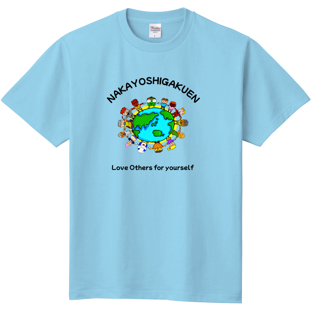 なかよし学園　WORLD Tシャツ（クリアバージョン）
