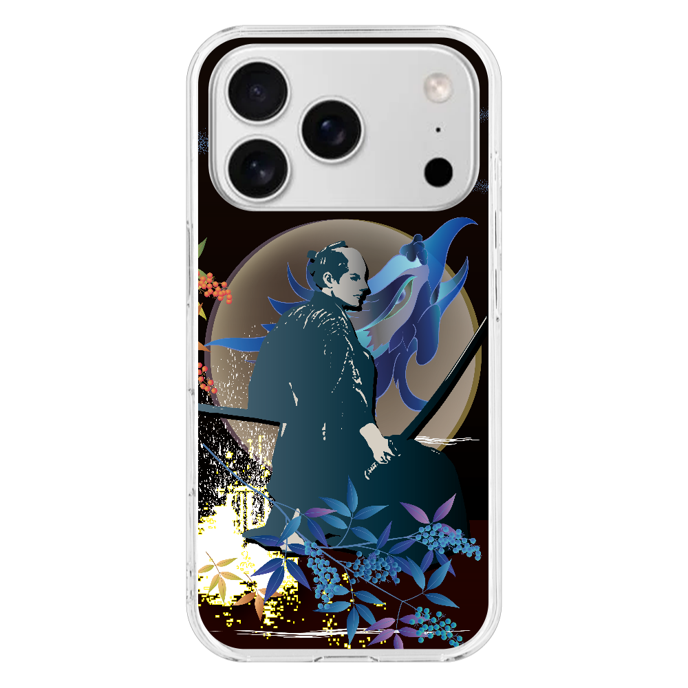Z053 ジャパン『武士道17p』 iPhone17pro (透明)(ハードケース)|PLATA
