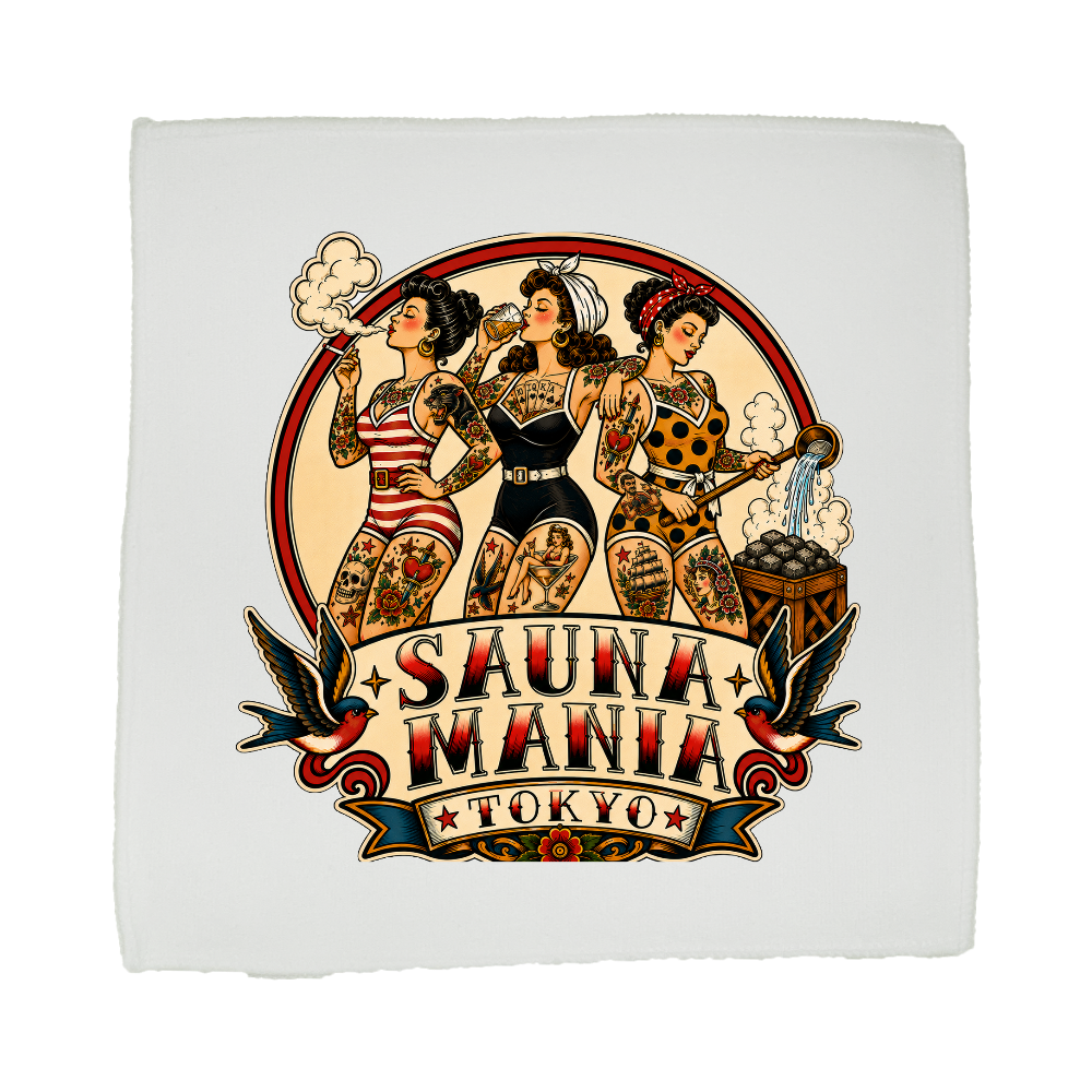 SAUNA MANIA ハンドタオル